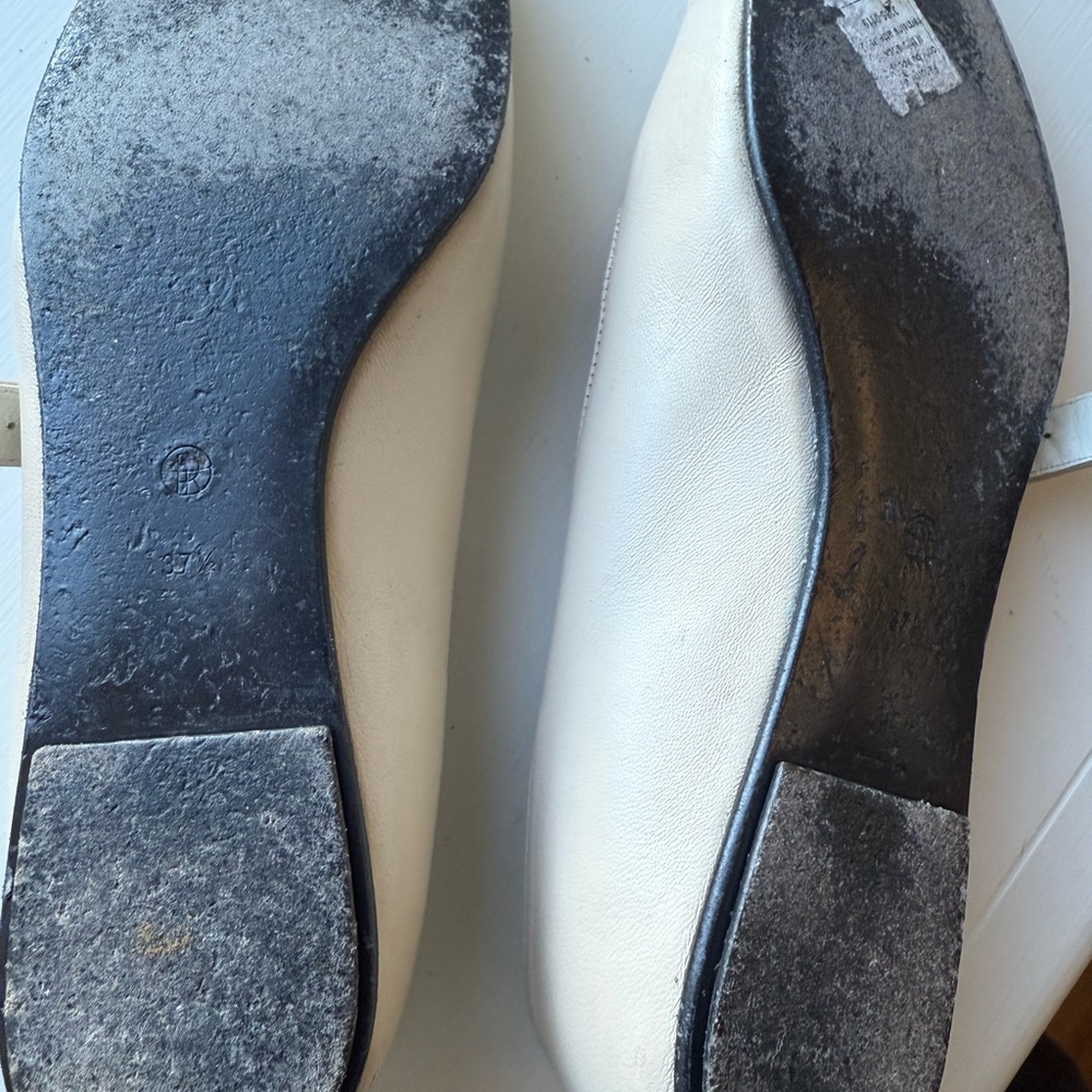 The Row Cream Mary Jane Flats - Picture 5 of 5
